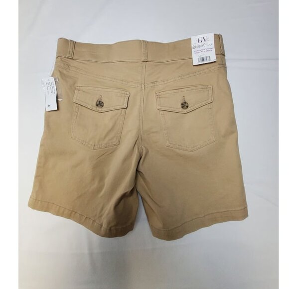 Gloria Vanderbilt Shape Effect Shorts Smoothing Panel Size 10 NWT (Tan) - Picture 10 of 10
